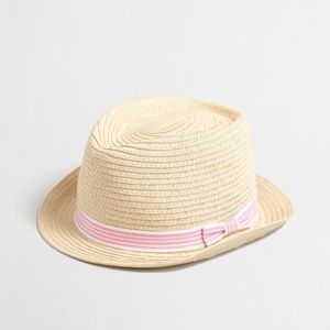 J Crew straw fedora